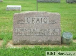 Merle M Craig