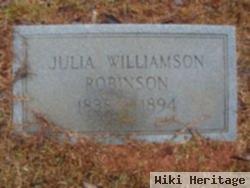 Julia Williamson Robinson