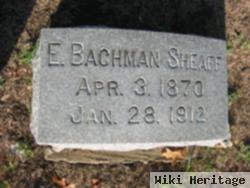 Dr Elmer Bachman Sheaff