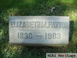 Elizabeth M Patton