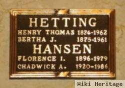 Henry Thomas Hetting