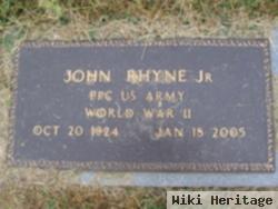 Pfc John Rhyne, Jr