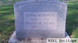 Edwin M Martin