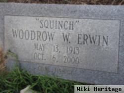 Woodrow Wilson "squinch" Erwin