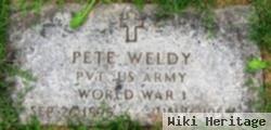 Pvt Peter Weldy