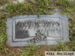 Alice M Jarvis