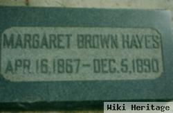 Margaret "maggie" Brown Hayes