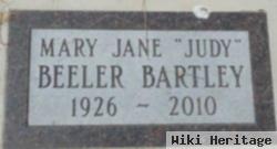 Mary Jane "judy" Beeler Bartley