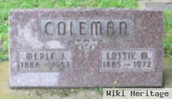 Lottie M Coleman