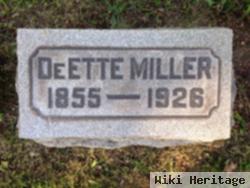 Deett E Miller