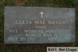 Cleta Mae Rieger