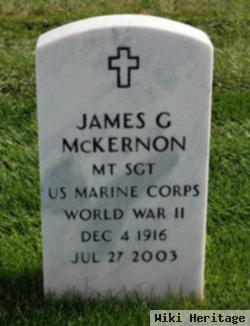 James G Mckernon