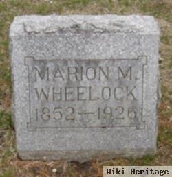 Marion M. Wheelock