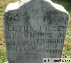 Letha "lethie" Brown Randell