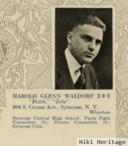 Harold Glenn Waldorf