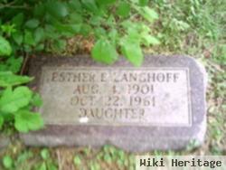 Esther E. Langhoff