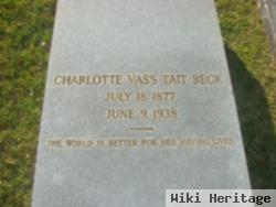 Charlotte Vass Tait Beck