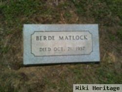 Berde Matlock