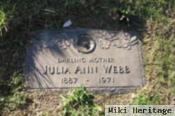 Julia Ann Greathouse Webb