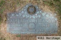 Albertha H Tandy