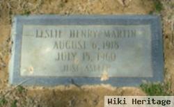 Leslie Henry Martin