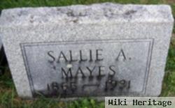 Sarah A "sallie" Brown Mayes