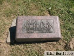 Ruby A Nicholson