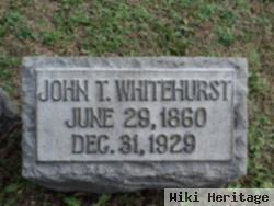 John T Whitehurst