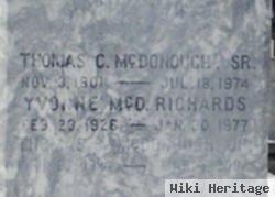 Thomas C Mcdonough, Sr