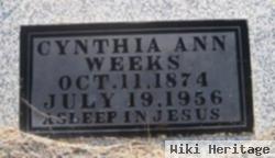 Cynthia Ann Harris Weeks