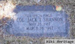 Col Jack T Shannon