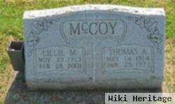 Thomas A Mccoy