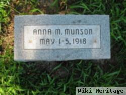 Anna M Munson