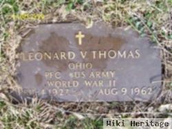 Pfc Leonard V. Thomas