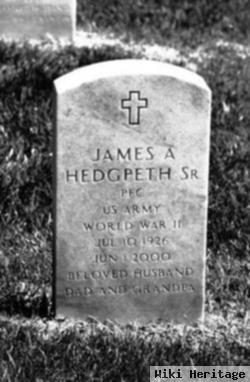 James A Hedgpeth, Sr
