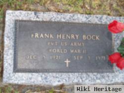 Frank Henry Bock, Sr