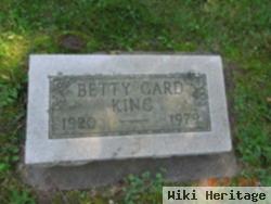 Betty Gard King