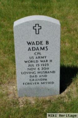 Wade B Adams