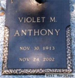 Violet M Anthony