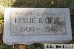 Leslie B Orme