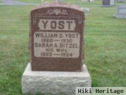 Sarah A Ditzel Yost