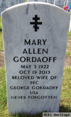 Mary Lorraine Allen Gordaoff