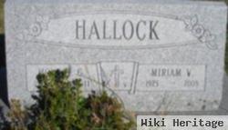 Miriam V. Hallock