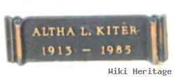 Altha L Kiter