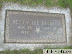 Betty Lee Dalzell Hindley