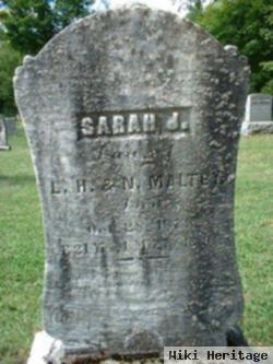 Sarah J Maltby