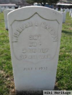 Sgt William L Carson