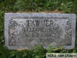 Elizabeth "lizzie" Tedrow Fawner