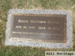 Edith Davidson Gayle