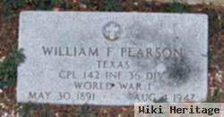 William Franklin "willie" Pearson